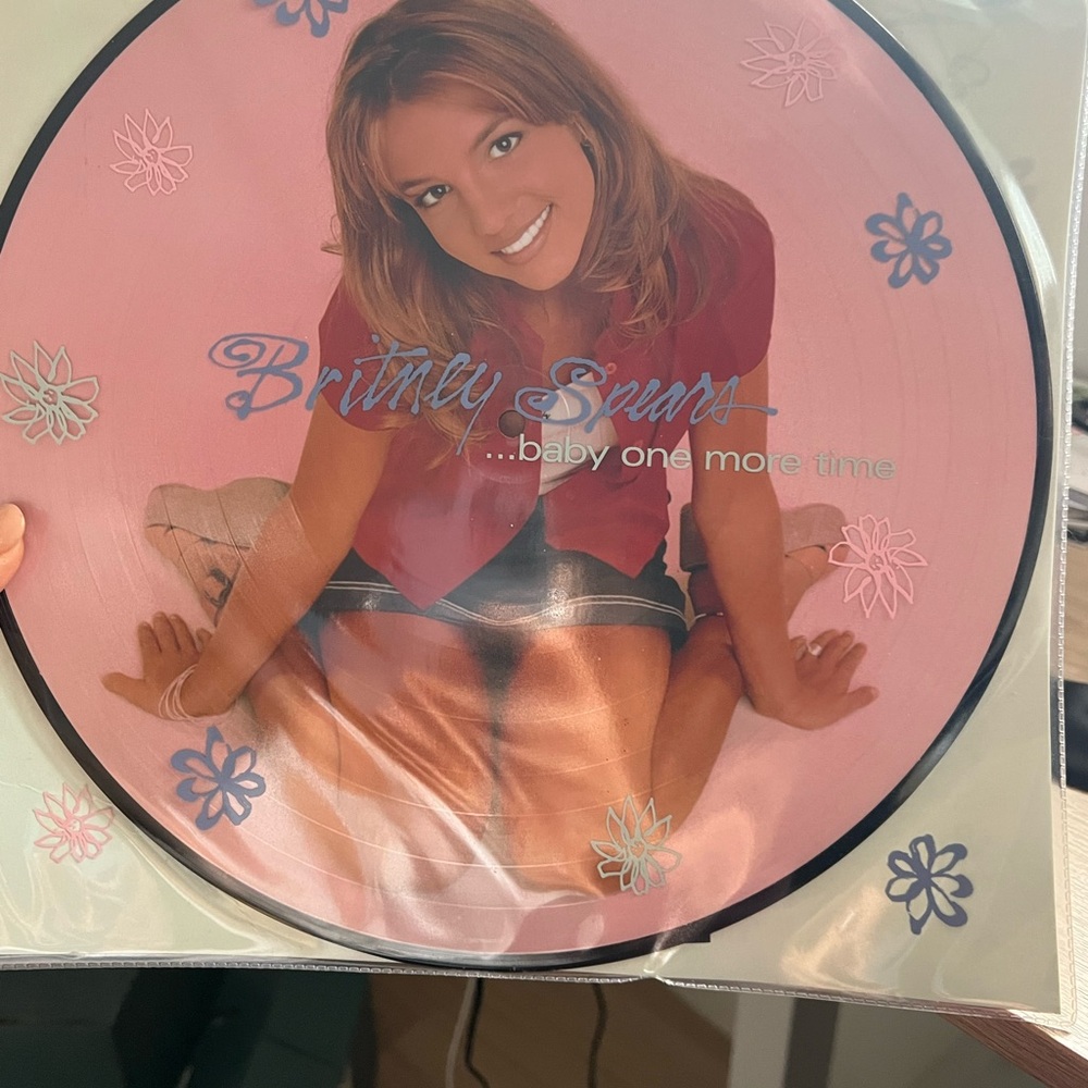 Britney Spears Pink Vinyl Record